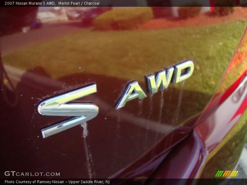 Merlot Pearl / Charcoal 2007 Nissan Murano S AWD