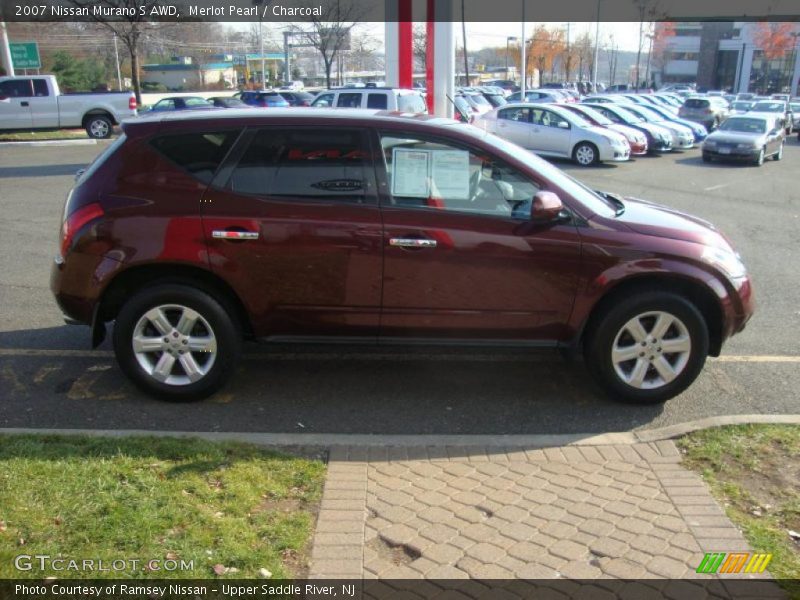 Merlot Pearl / Charcoal 2007 Nissan Murano S AWD