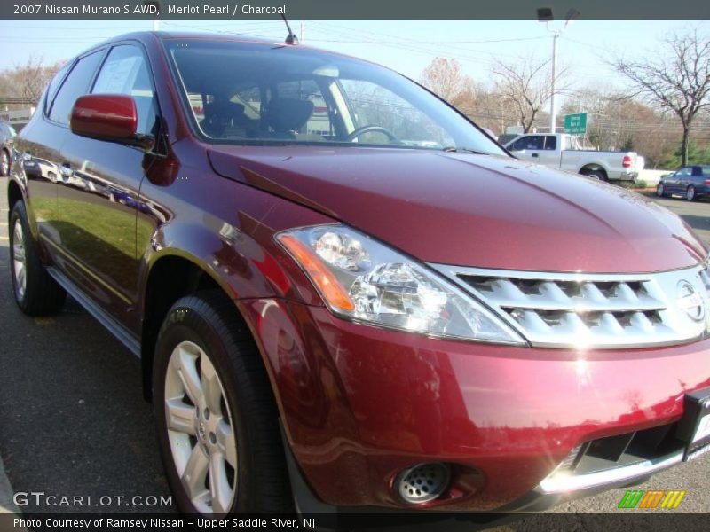 Merlot Pearl / Charcoal 2007 Nissan Murano S AWD