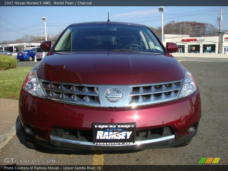 Merlot Pearl / Charcoal 2007 Nissan Murano S AWD