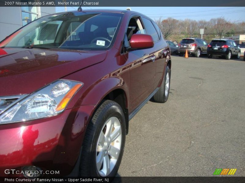 Merlot Pearl / Charcoal 2007 Nissan Murano S AWD
