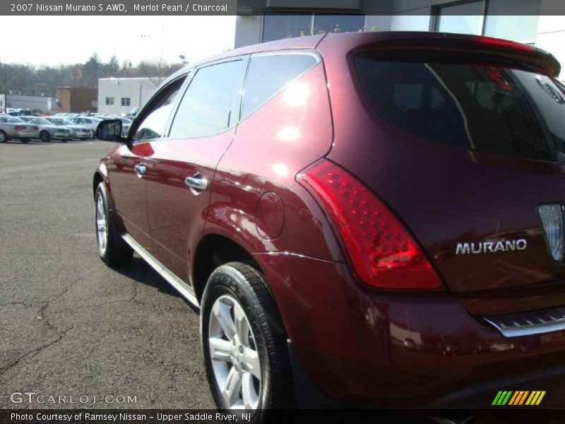 Merlot Pearl / Charcoal 2007 Nissan Murano S AWD