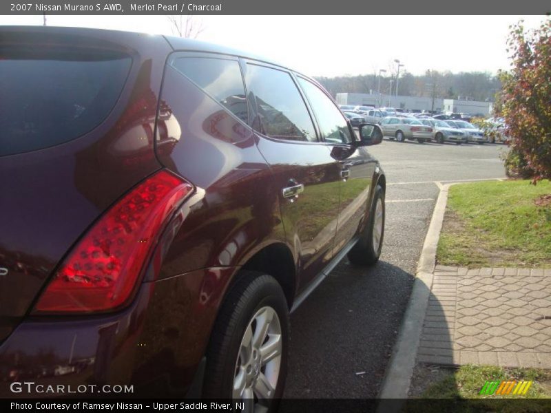 Merlot Pearl / Charcoal 2007 Nissan Murano S AWD
