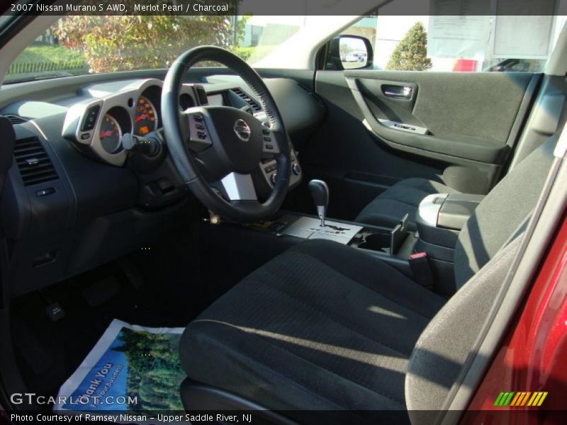 Merlot Pearl / Charcoal 2007 Nissan Murano S AWD