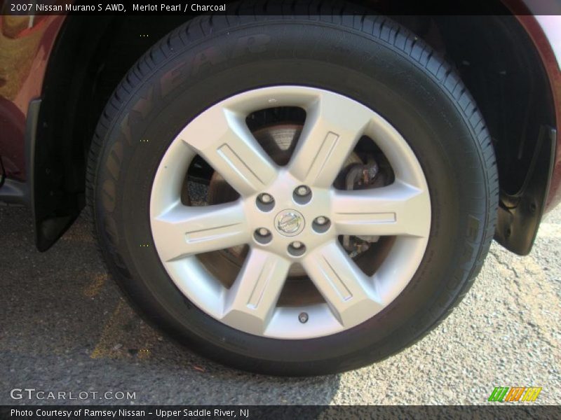 Merlot Pearl / Charcoal 2007 Nissan Murano S AWD