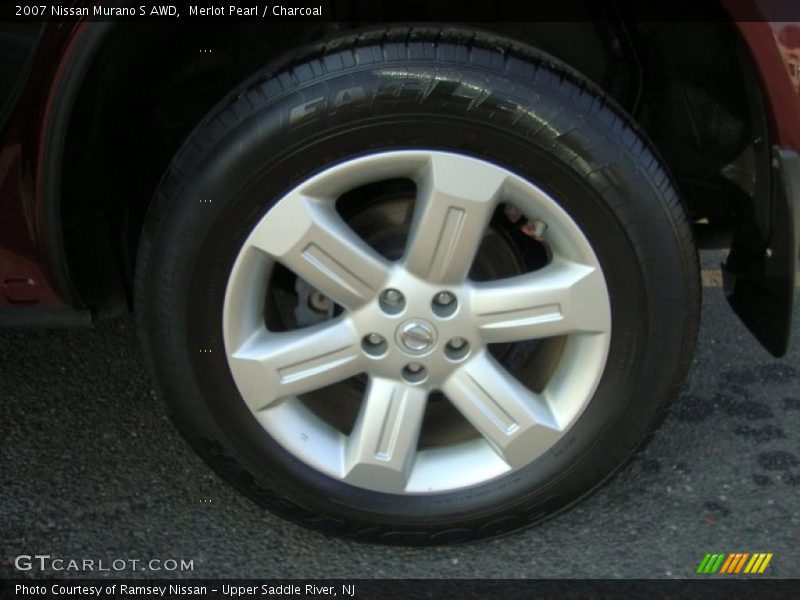 Merlot Pearl / Charcoal 2007 Nissan Murano S AWD