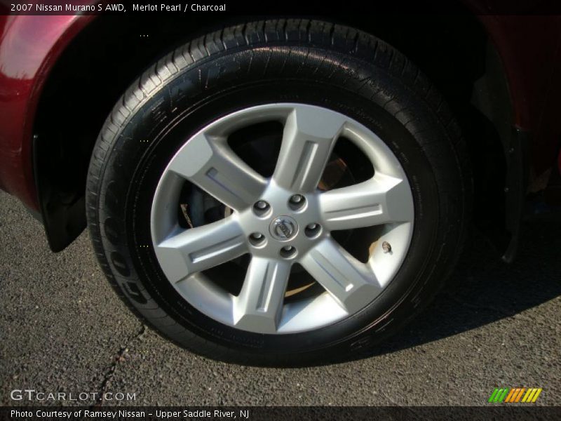 Merlot Pearl / Charcoal 2007 Nissan Murano S AWD