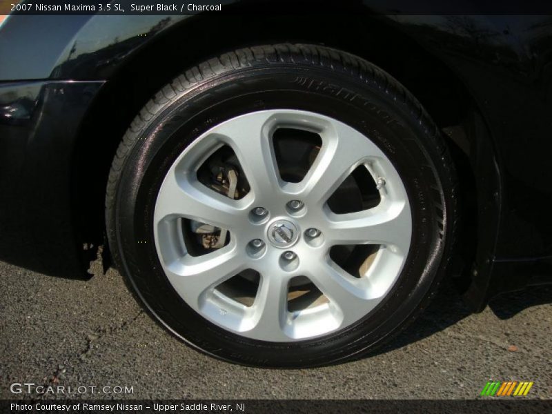 Super Black / Charcoal 2007 Nissan Maxima 3.5 SL