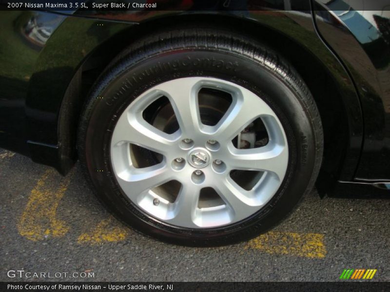 Super Black / Charcoal 2007 Nissan Maxima 3.5 SL