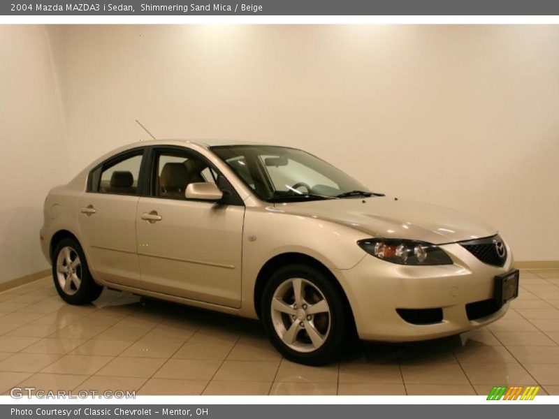 Shimmering Sand Mica / Beige 2004 Mazda MAZDA3 i Sedan
