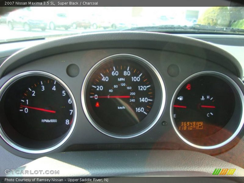 Super Black / Charcoal 2007 Nissan Maxima 3.5 SL