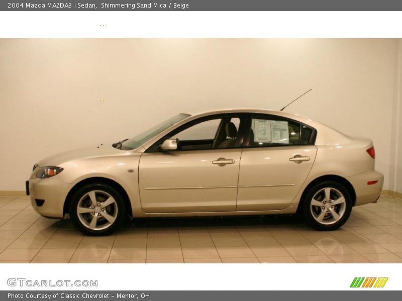 Shimmering Sand Mica / Beige 2004 Mazda MAZDA3 i Sedan