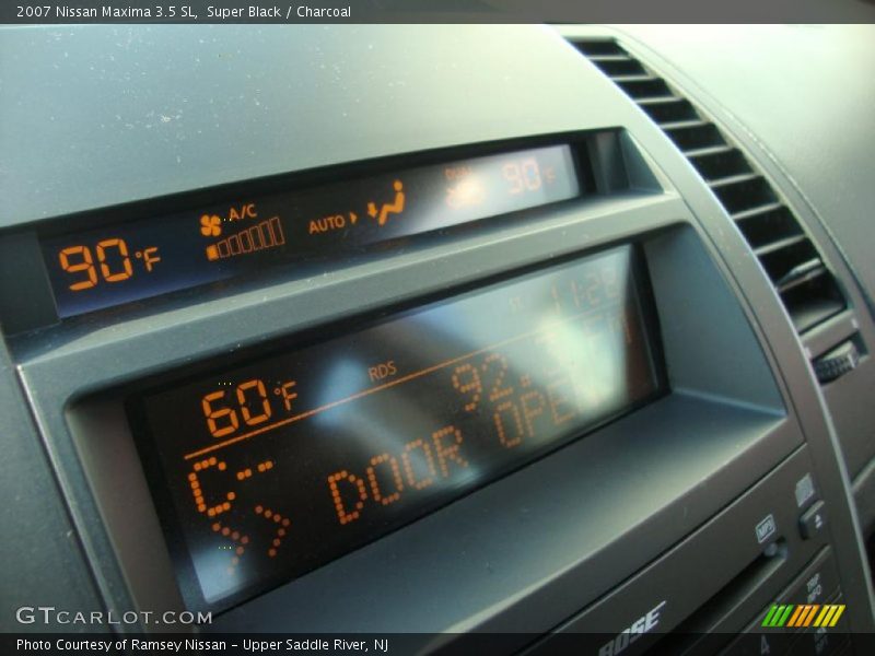 Super Black / Charcoal 2007 Nissan Maxima 3.5 SL