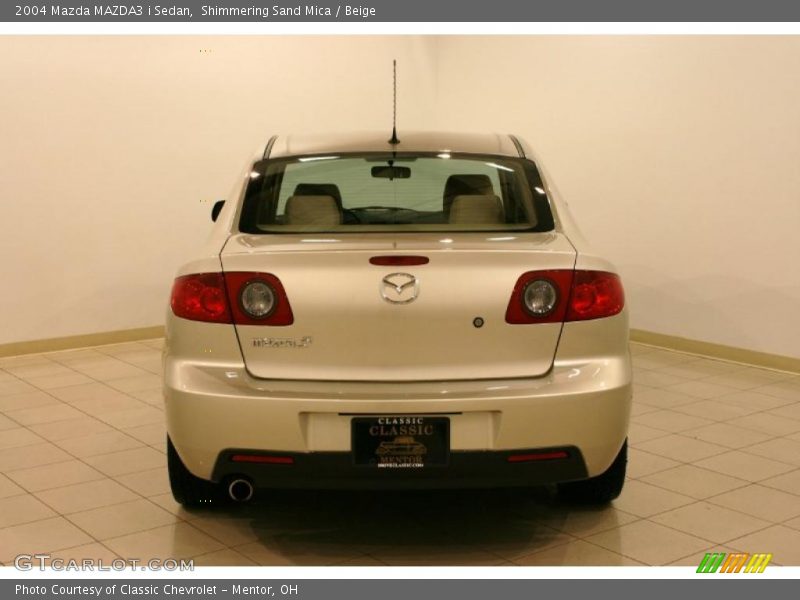 Shimmering Sand Mica / Beige 2004 Mazda MAZDA3 i Sedan