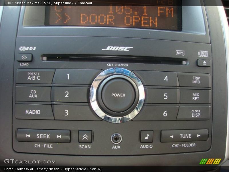 Super Black / Charcoal 2007 Nissan Maxima 3.5 SL