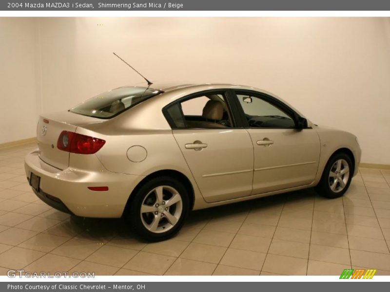 Shimmering Sand Mica / Beige 2004 Mazda MAZDA3 i Sedan