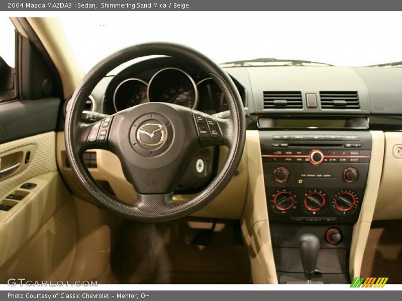Shimmering Sand Mica / Beige 2004 Mazda MAZDA3 i Sedan