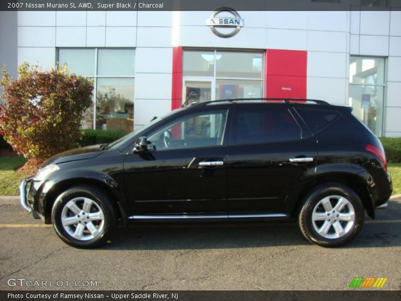 Super Black / Charcoal 2007 Nissan Murano SL AWD