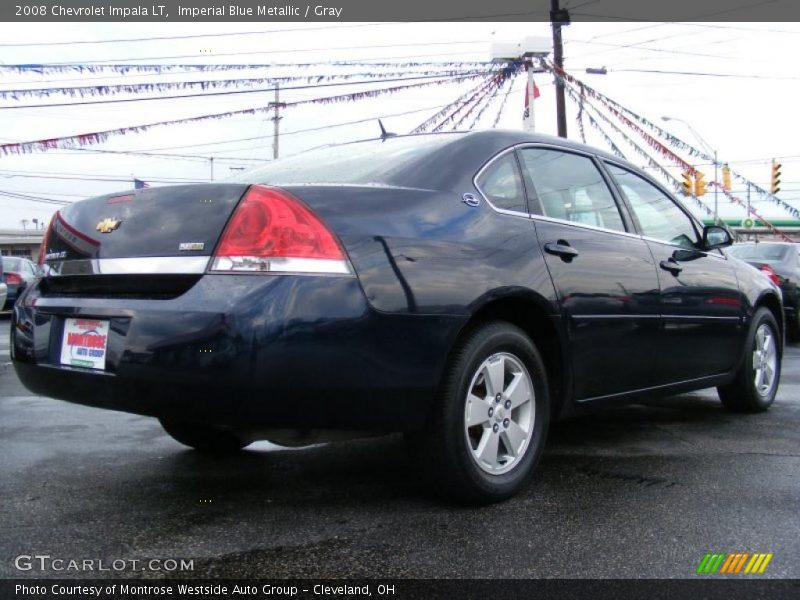Imperial Blue Metallic / Gray 2008 Chevrolet Impala LT