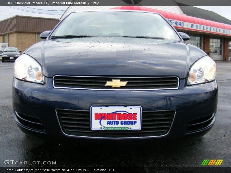 Imperial Blue Metallic / Gray 2008 Chevrolet Impala LT