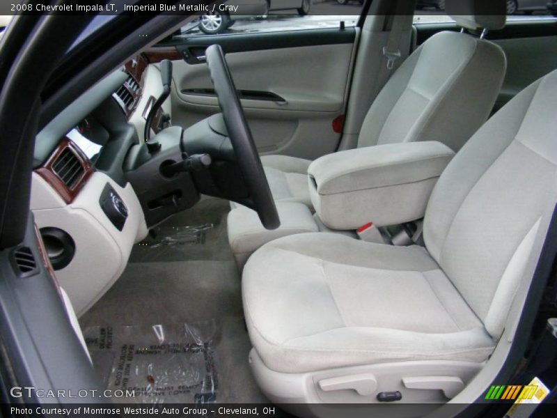 Imperial Blue Metallic / Gray 2008 Chevrolet Impala LT