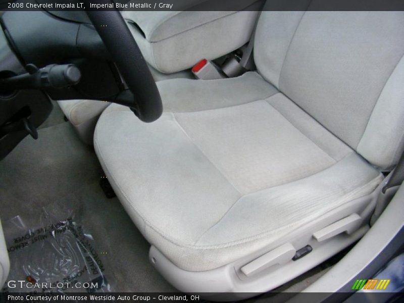 Imperial Blue Metallic / Gray 2008 Chevrolet Impala LT