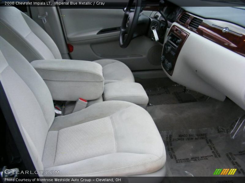 Imperial Blue Metallic / Gray 2008 Chevrolet Impala LT