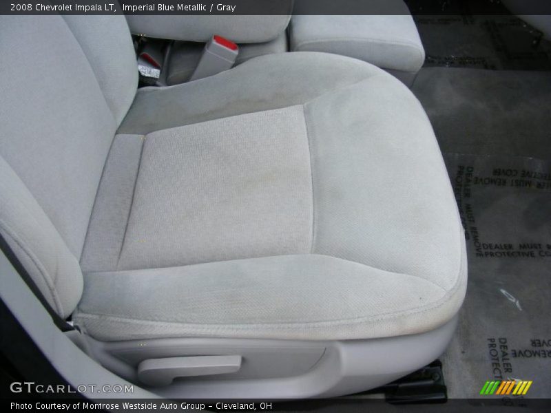 Imperial Blue Metallic / Gray 2008 Chevrolet Impala LT