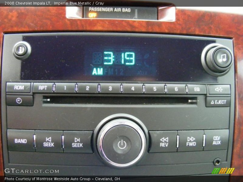 Imperial Blue Metallic / Gray 2008 Chevrolet Impala LT