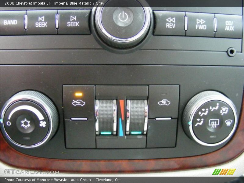 Imperial Blue Metallic / Gray 2008 Chevrolet Impala LT