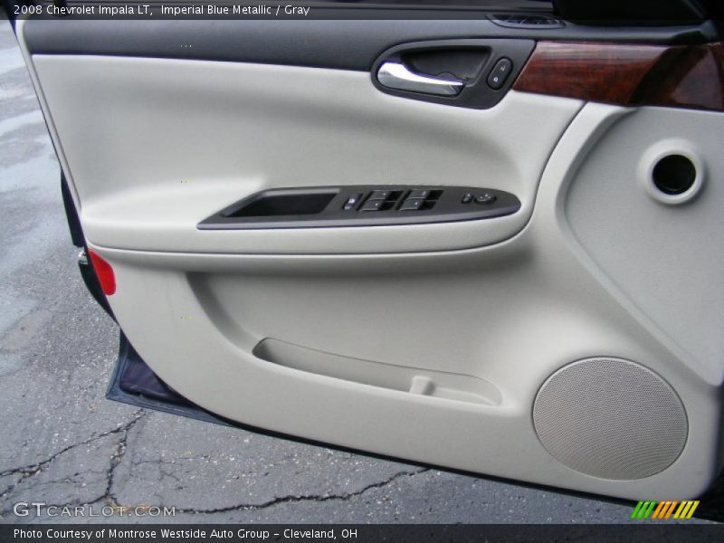 Imperial Blue Metallic / Gray 2008 Chevrolet Impala LT