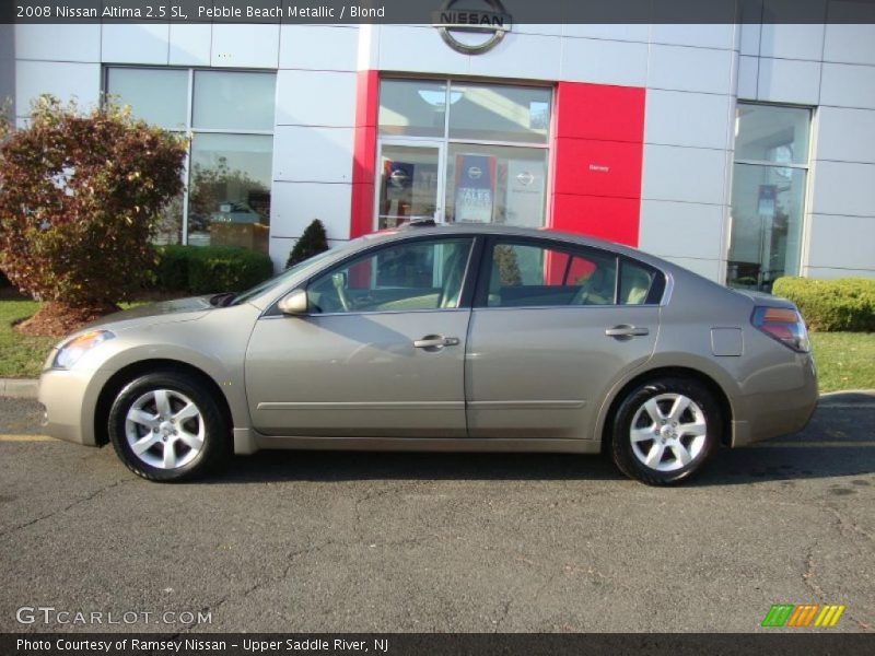 Pebble Beach Metallic / Blond 2008 Nissan Altima 2.5 SL