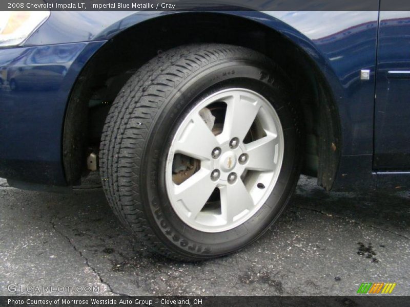 Imperial Blue Metallic / Gray 2008 Chevrolet Impala LT