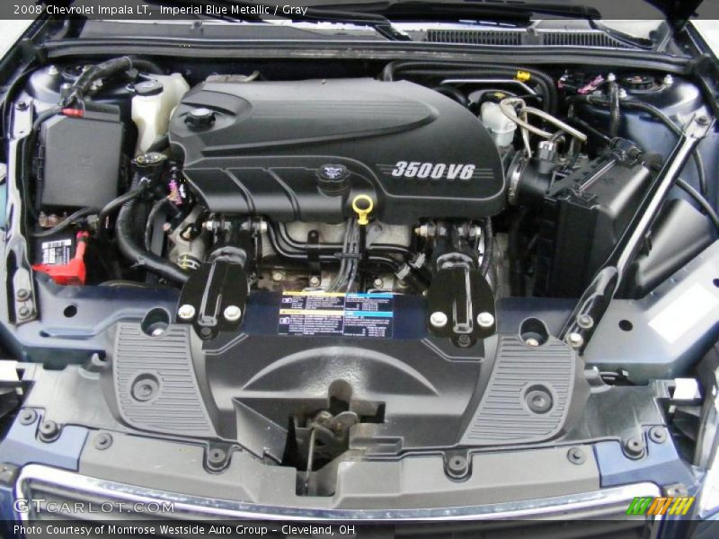 Imperial Blue Metallic / Gray 2008 Chevrolet Impala LT