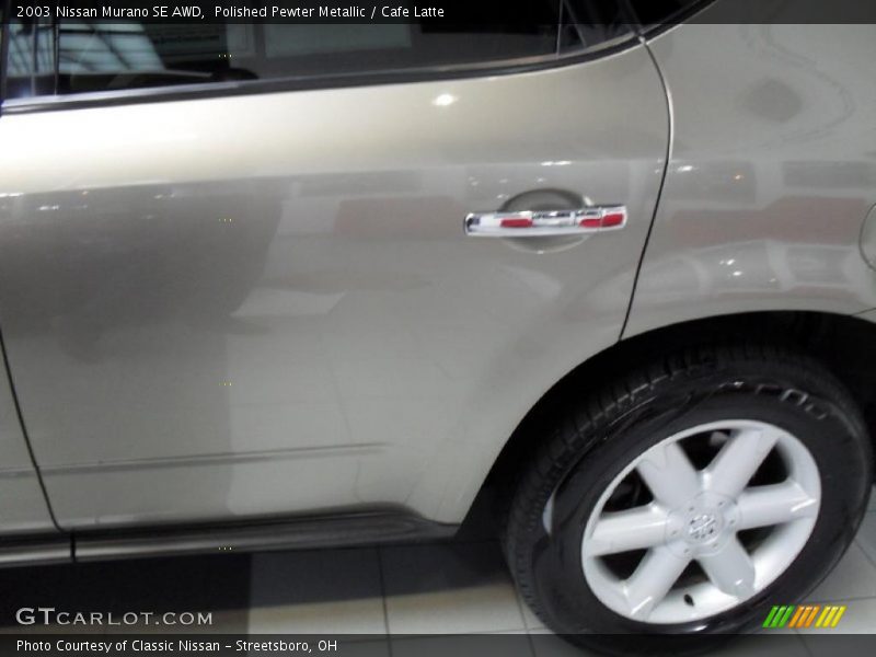 Polished Pewter Metallic / Cafe Latte 2003 Nissan Murano SE AWD