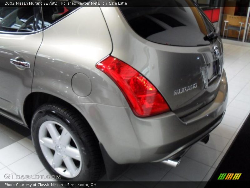 Polished Pewter Metallic / Cafe Latte 2003 Nissan Murano SE AWD