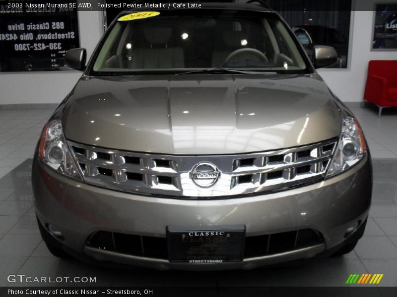 Polished Pewter Metallic / Cafe Latte 2003 Nissan Murano SE AWD
