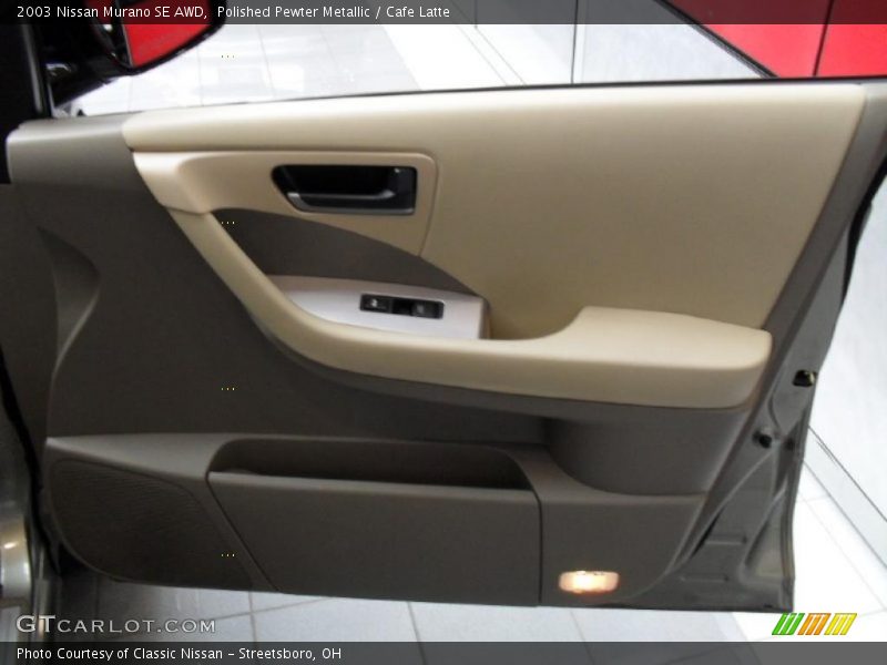 Polished Pewter Metallic / Cafe Latte 2003 Nissan Murano SE AWD