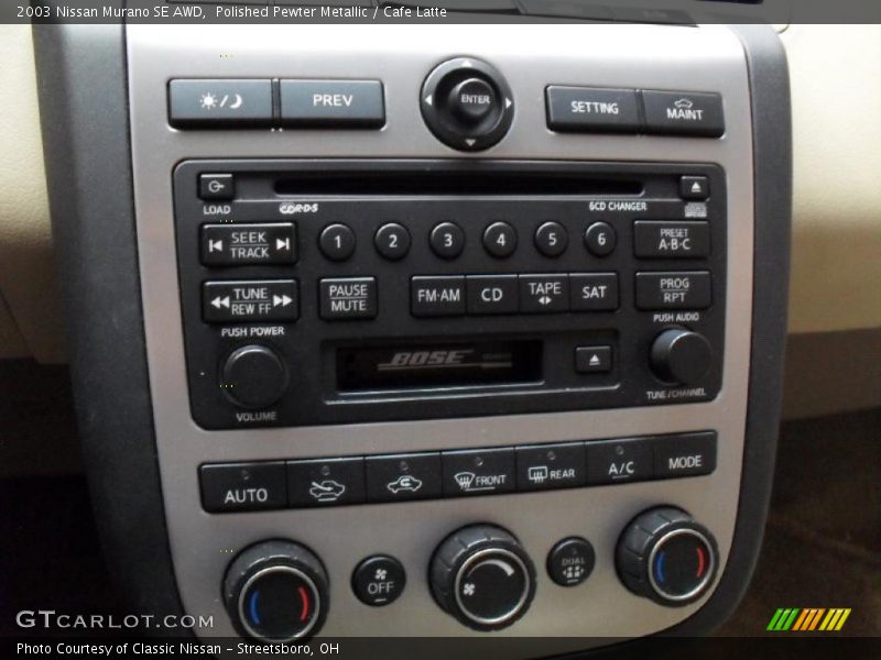 Polished Pewter Metallic / Cafe Latte 2003 Nissan Murano SE AWD