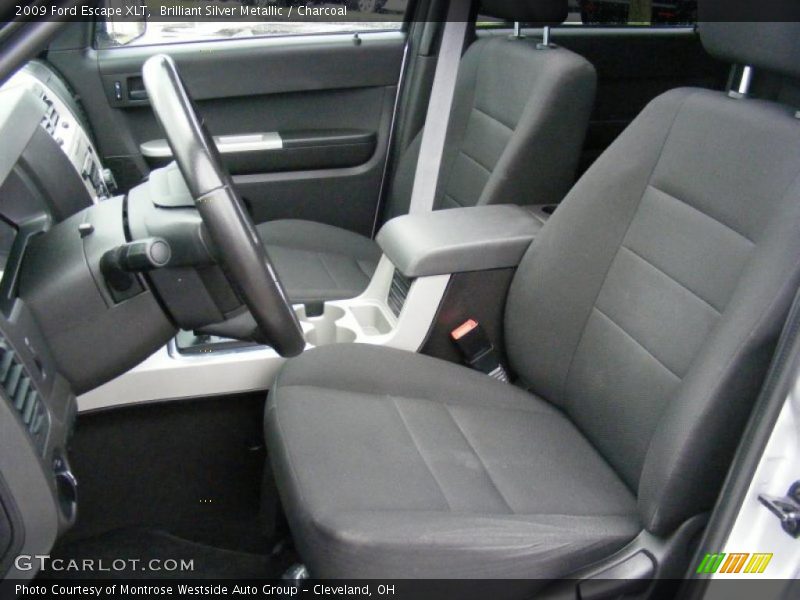 Brilliant Silver Metallic / Charcoal 2009 Ford Escape XLT