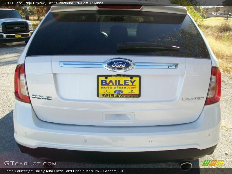 White Platinum Tri-Coat / Sienna 2011 Ford Edge Limited
