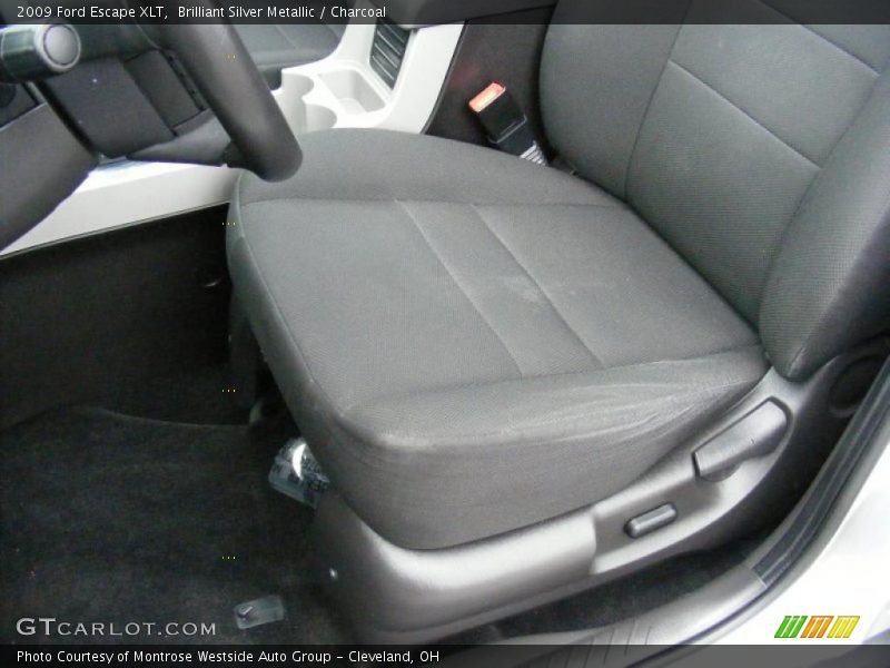 Brilliant Silver Metallic / Charcoal 2009 Ford Escape XLT