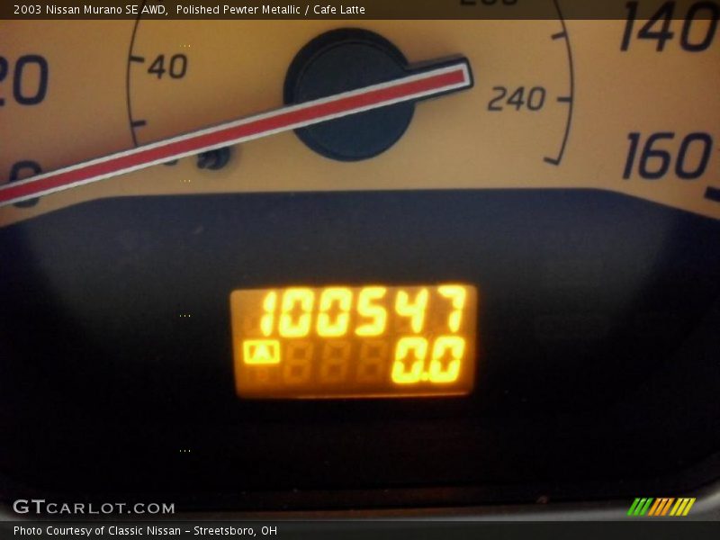 Polished Pewter Metallic / Cafe Latte 2003 Nissan Murano SE AWD