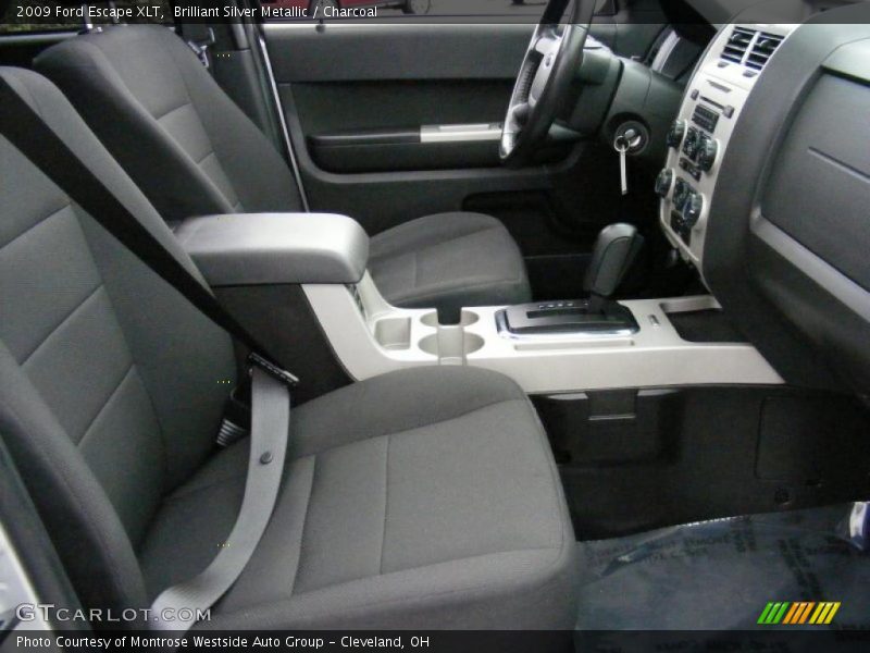 Brilliant Silver Metallic / Charcoal 2009 Ford Escape XLT