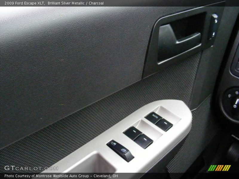 Brilliant Silver Metallic / Charcoal 2009 Ford Escape XLT