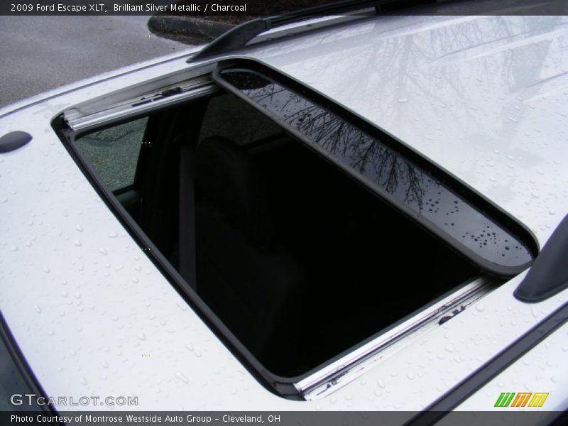 Brilliant Silver Metallic / Charcoal 2009 Ford Escape XLT