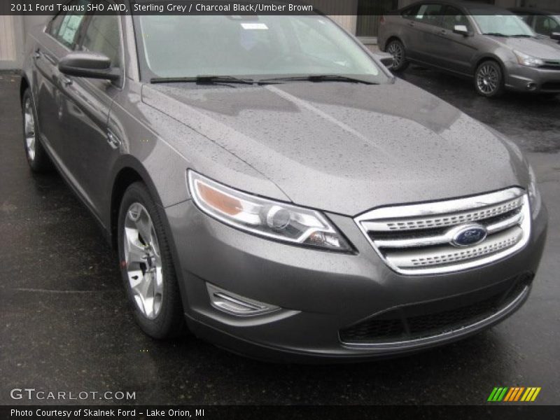Sterling Grey / Charcoal Black/Umber Brown 2011 Ford Taurus SHO AWD