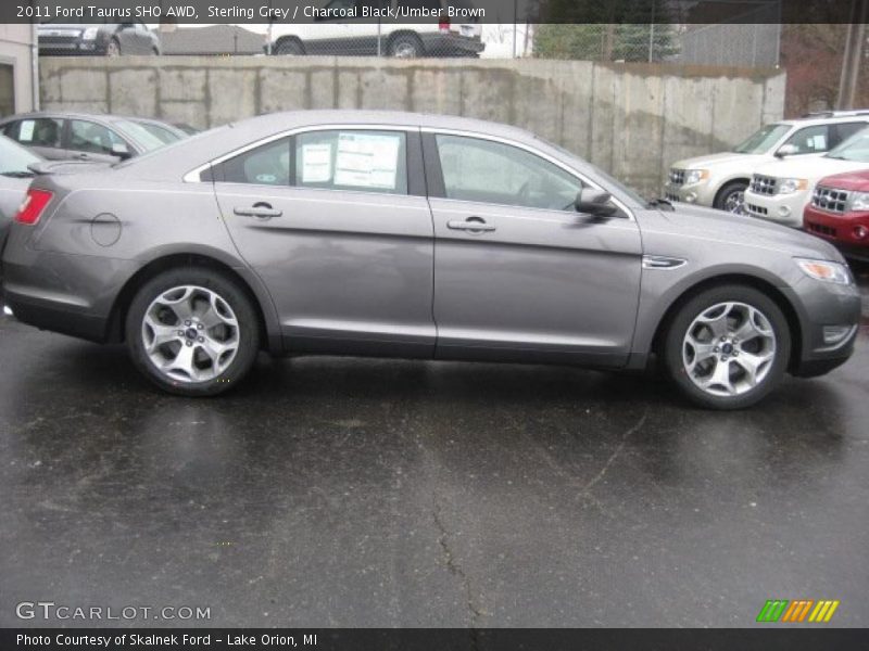 Sterling Grey / Charcoal Black/Umber Brown 2011 Ford Taurus SHO AWD