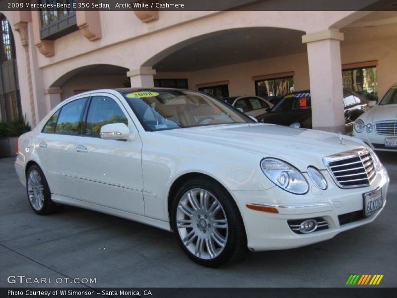 Arctic White / Cashmere 2008 Mercedes-Benz E 350 Sedan