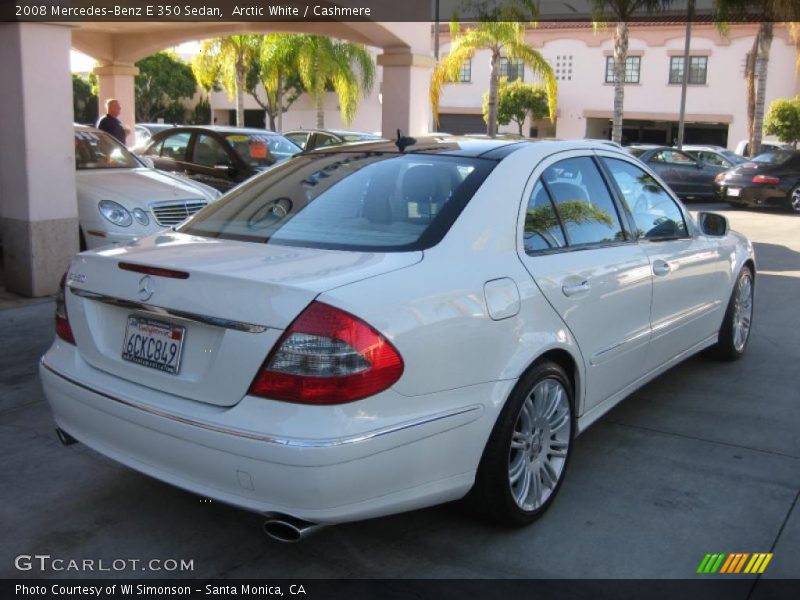 Arctic White / Cashmere 2008 Mercedes-Benz E 350 Sedan